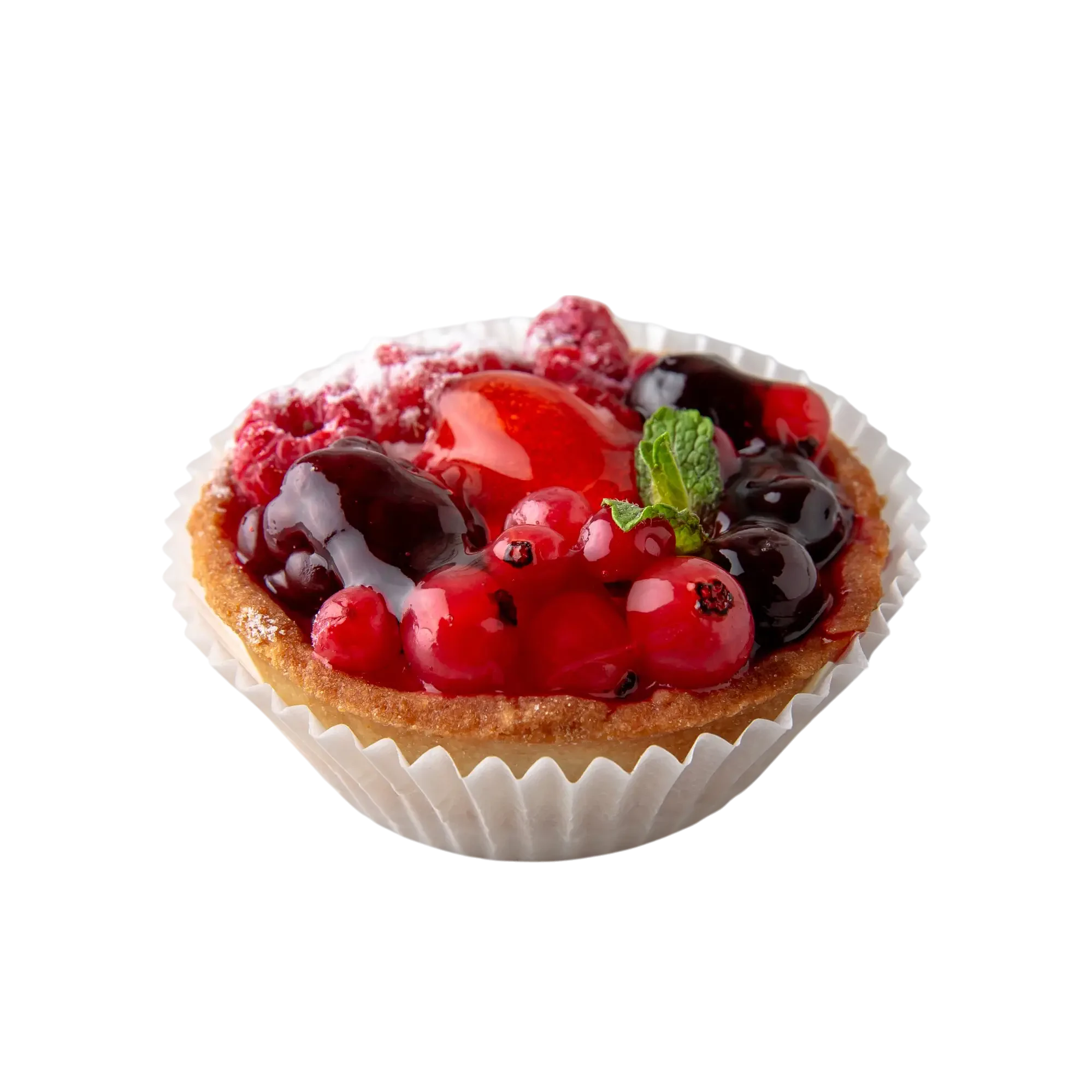 Mini tartlet with assorted fruits