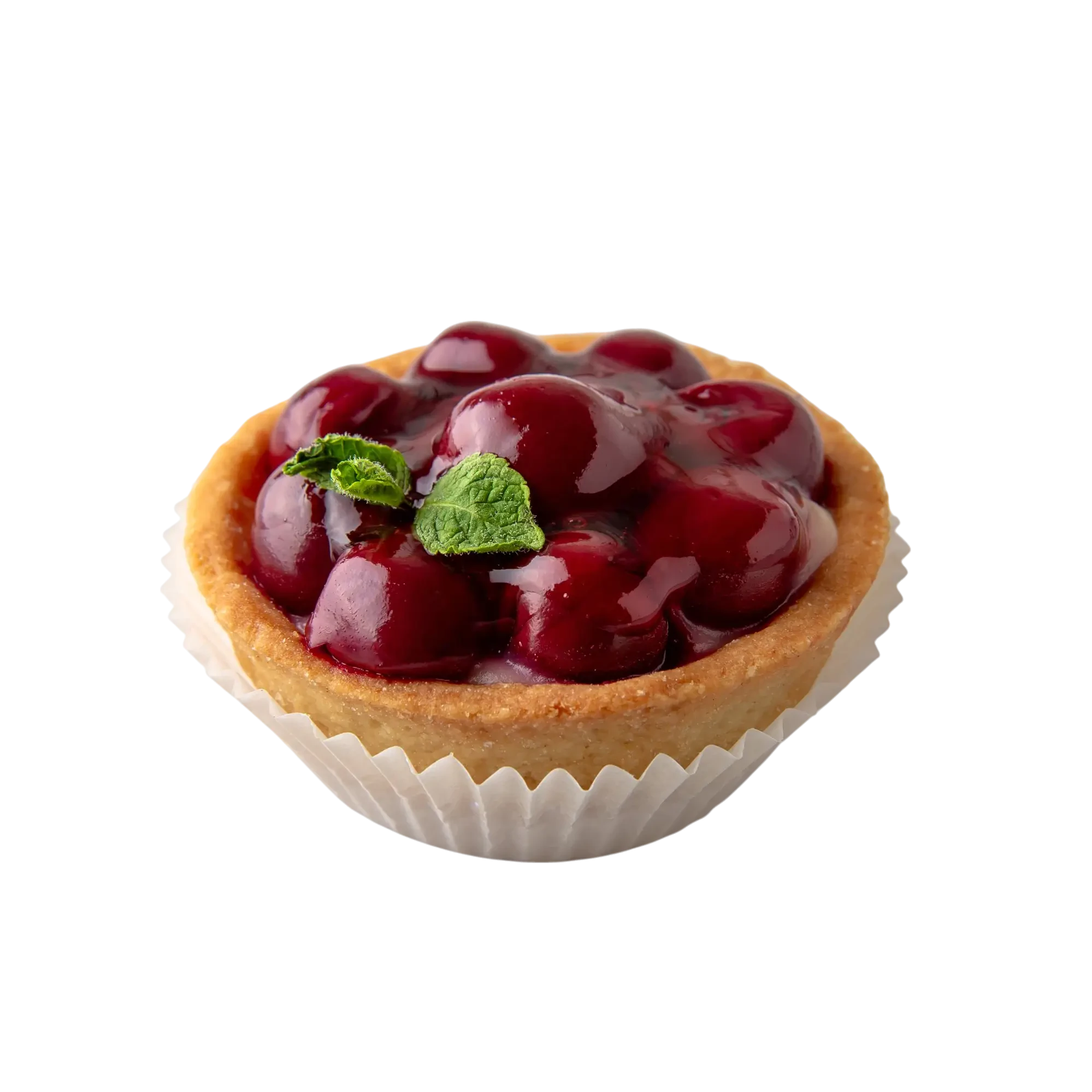 Mini tartlet with cherries
